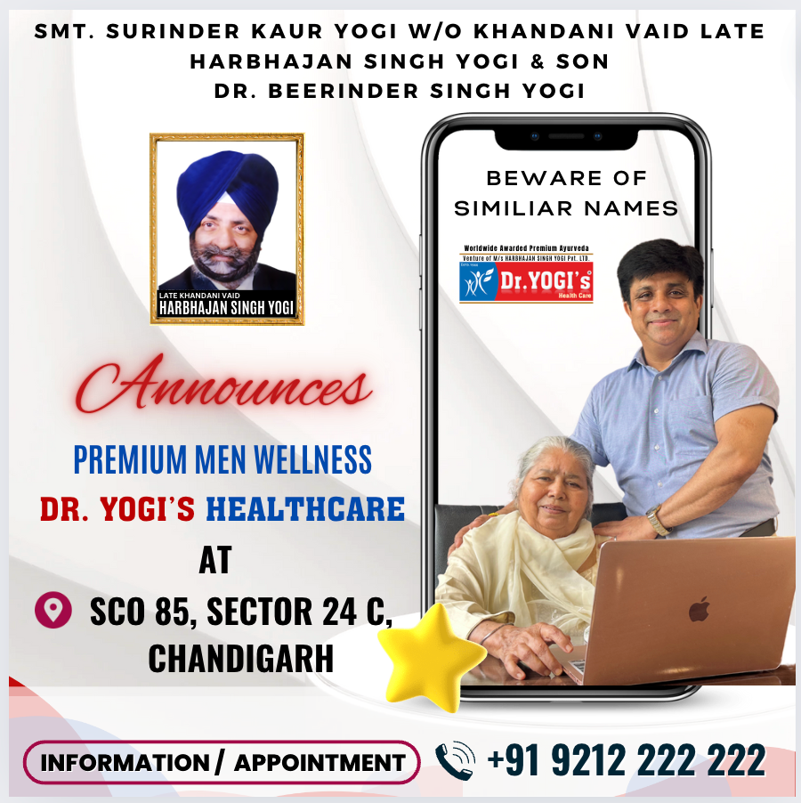 Dr Yogi Sexologist in chandigarh | Call +919212222222